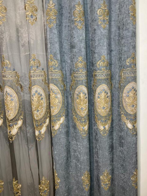 RF-2310 Velvet Curtains (4 different colors and available in single piece packing) SWASTIK CREATIONS The Trend Point