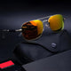 Orange Alicent Square Sunglasses (SUN-RN-1208-ORG3GLD-M)