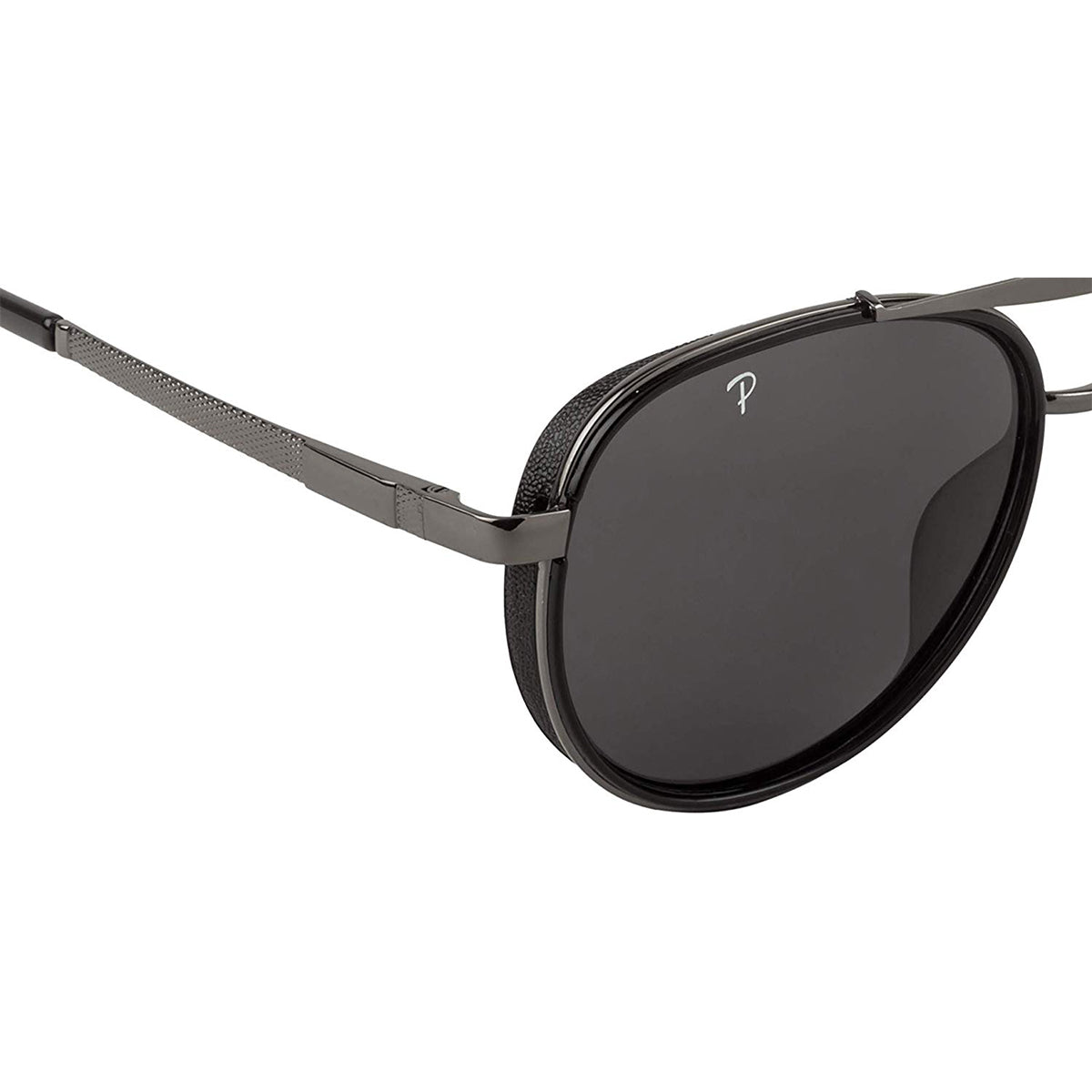 Frogurist 4414 Aviator Sunglasses (SUN-RN-4414-BLK1BLK-M) SWASTIK CREATIONS The Trend Point