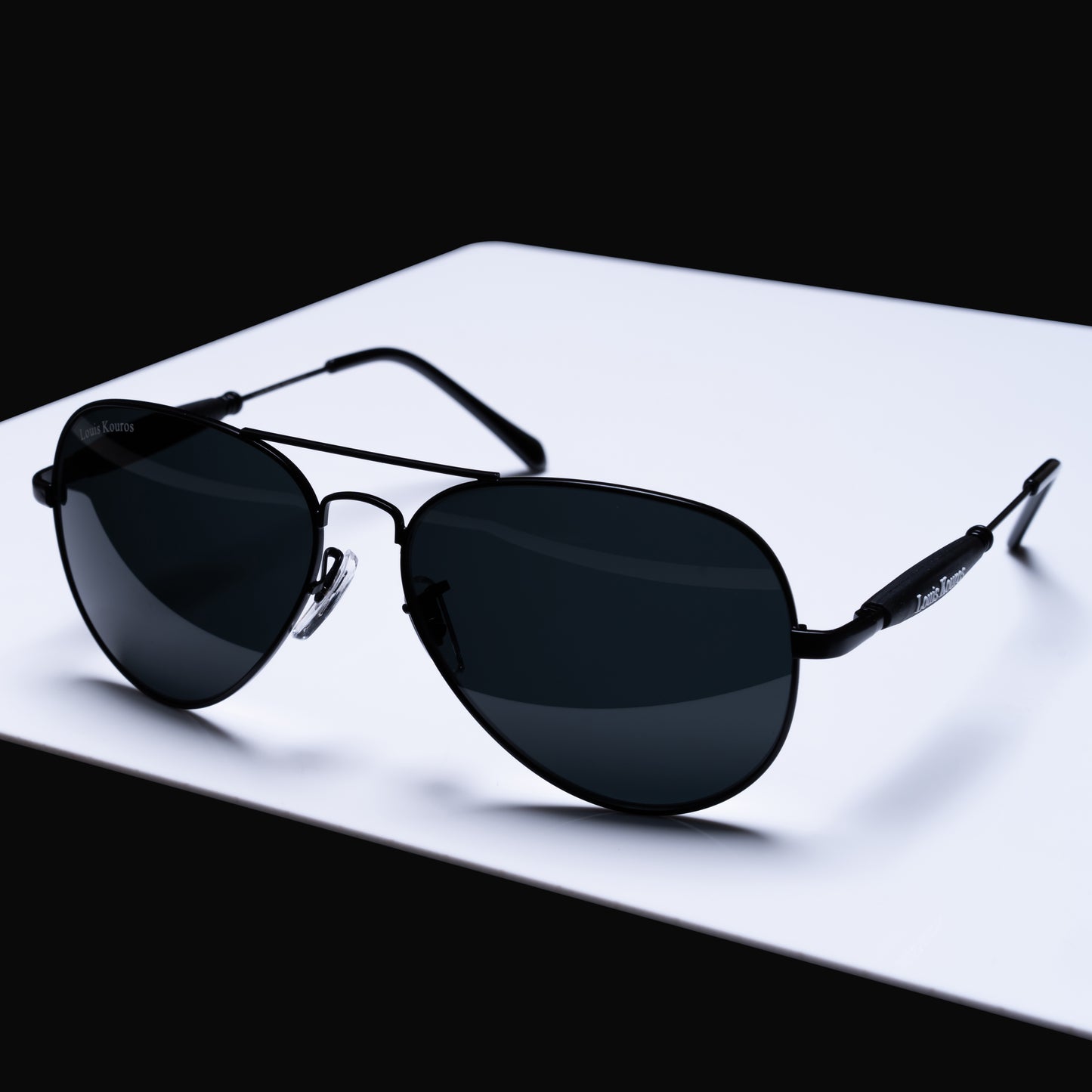 Black Airomade Aviator Premium Sunglasses (SUN-LK-3517-BLK1BLK-M) SWASTIK CREATIONS The Trend Point