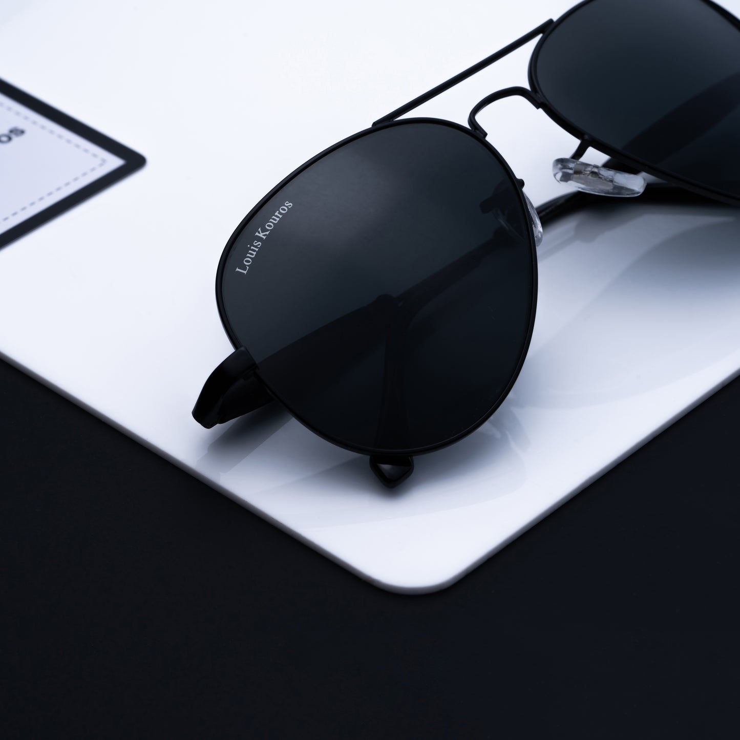 Black Airomade Aviator Sunglasses (SUN-LK-3517-BLK1BLK-M) SWASTIK CREATIONS The Trend Point