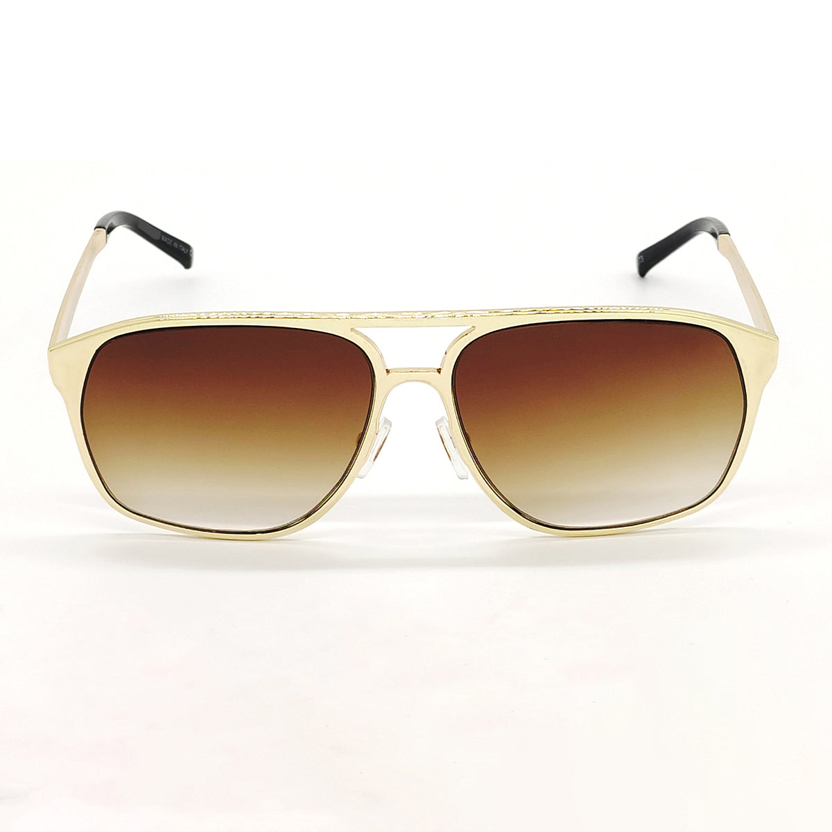 Brown MECH BEASTS Square Sunglasses (SUN-LC-0144-BRN2GLD)