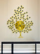 Floral Tree Metal Wall Clock