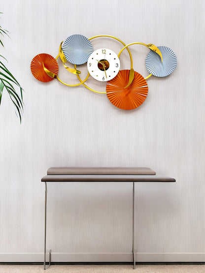 Designer Metal Wall Clock Art