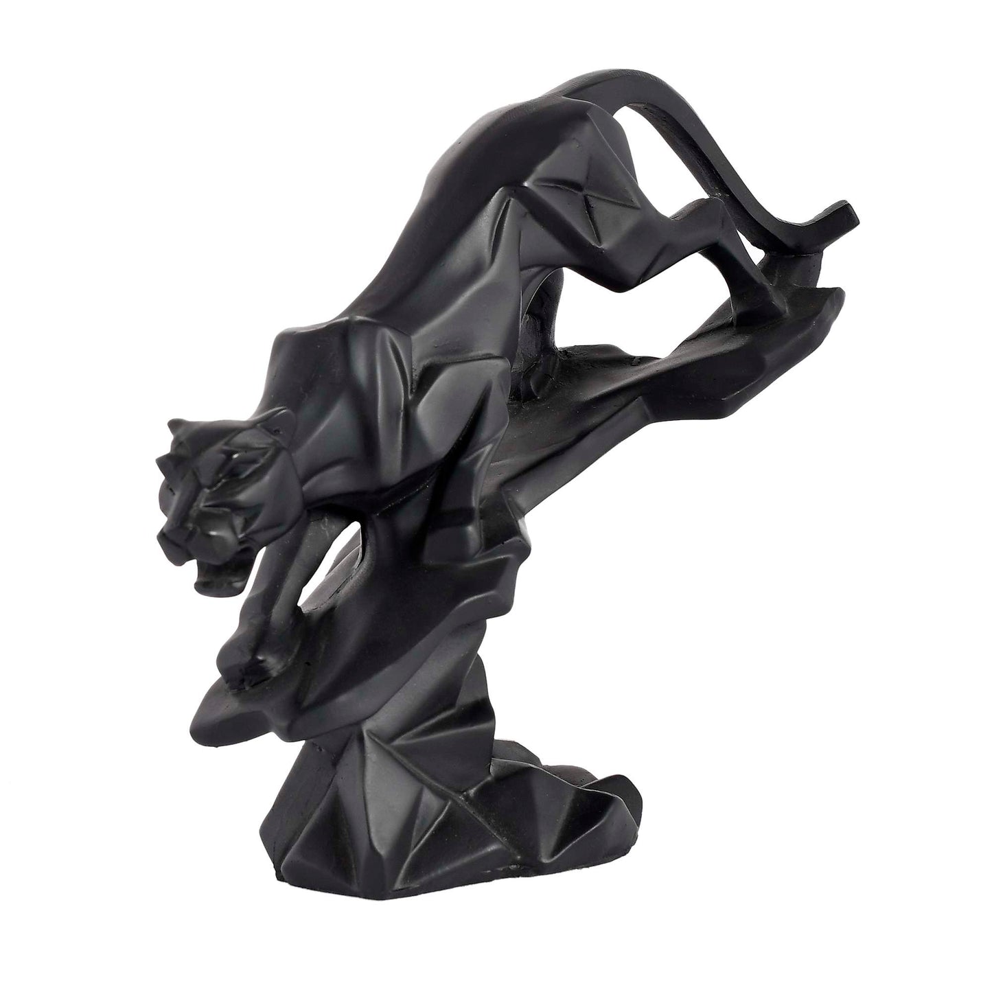 Swastik Trend Point Mordern Art -Panther/Jaguar Geometrical Statue - Feng Shui Figurine - Home Interior Decor Showpiece Decorative Handicraft Item SWASTIK CREATIONS The Trend Point