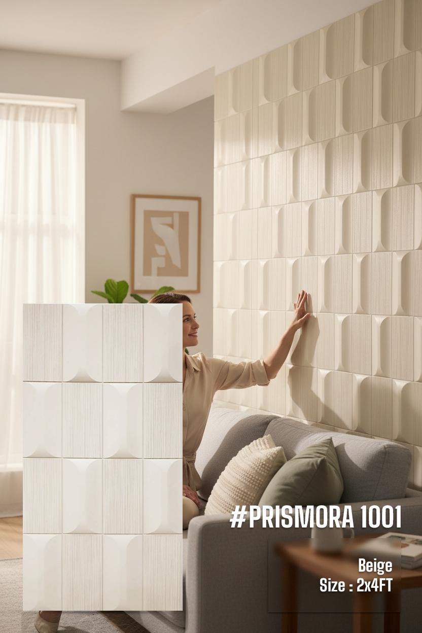 #Prismora - PU Panels New Design - Size 2x4ft - 5 color options