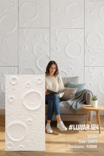 #Lunar 124 - PU Panels New Design- 40mm thickness - Size 2x4ft - 5 color options