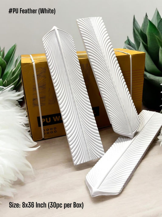 PU 3D Feather Panel (Box of 30pc)- 7 colors