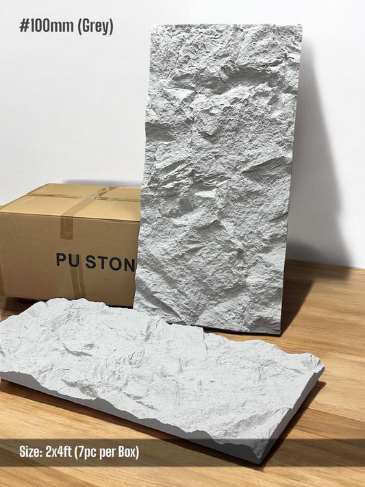 PU stone Panels (Box of 7pc) (Size 2*4ft)