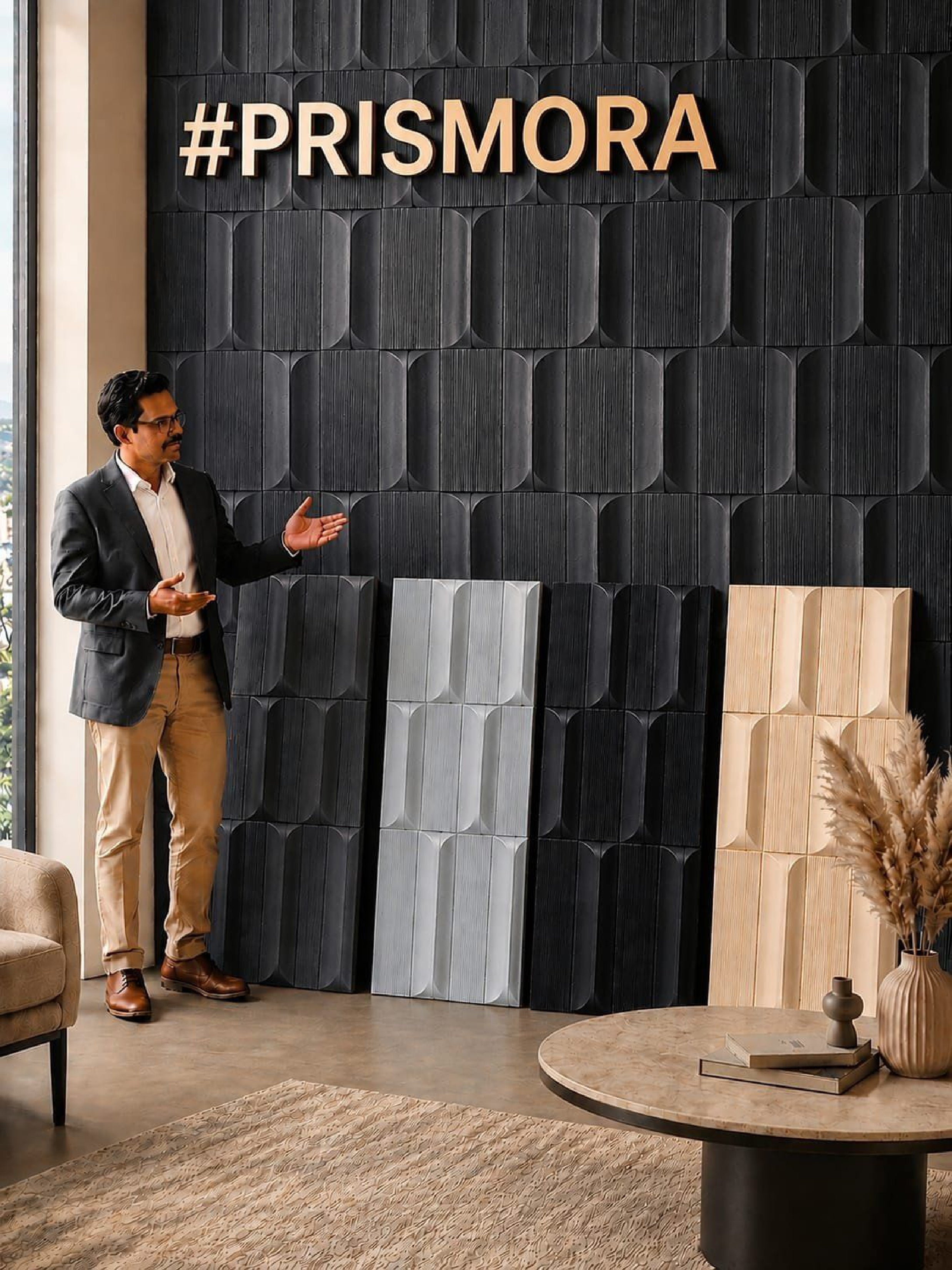 #Prismora - PU Panels New Design - Size 2x4ft - 5 color options