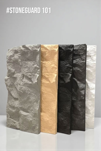 #StoneGuard101 - 100mm PU stone Panels (Size 2*4ft) - 5 colors option