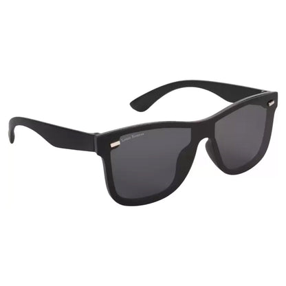 Black Spugb Square Sunglasses (SUN-LK-0650-BLK1BLK-P) - SWASTIK CREATIONS The Trend Point