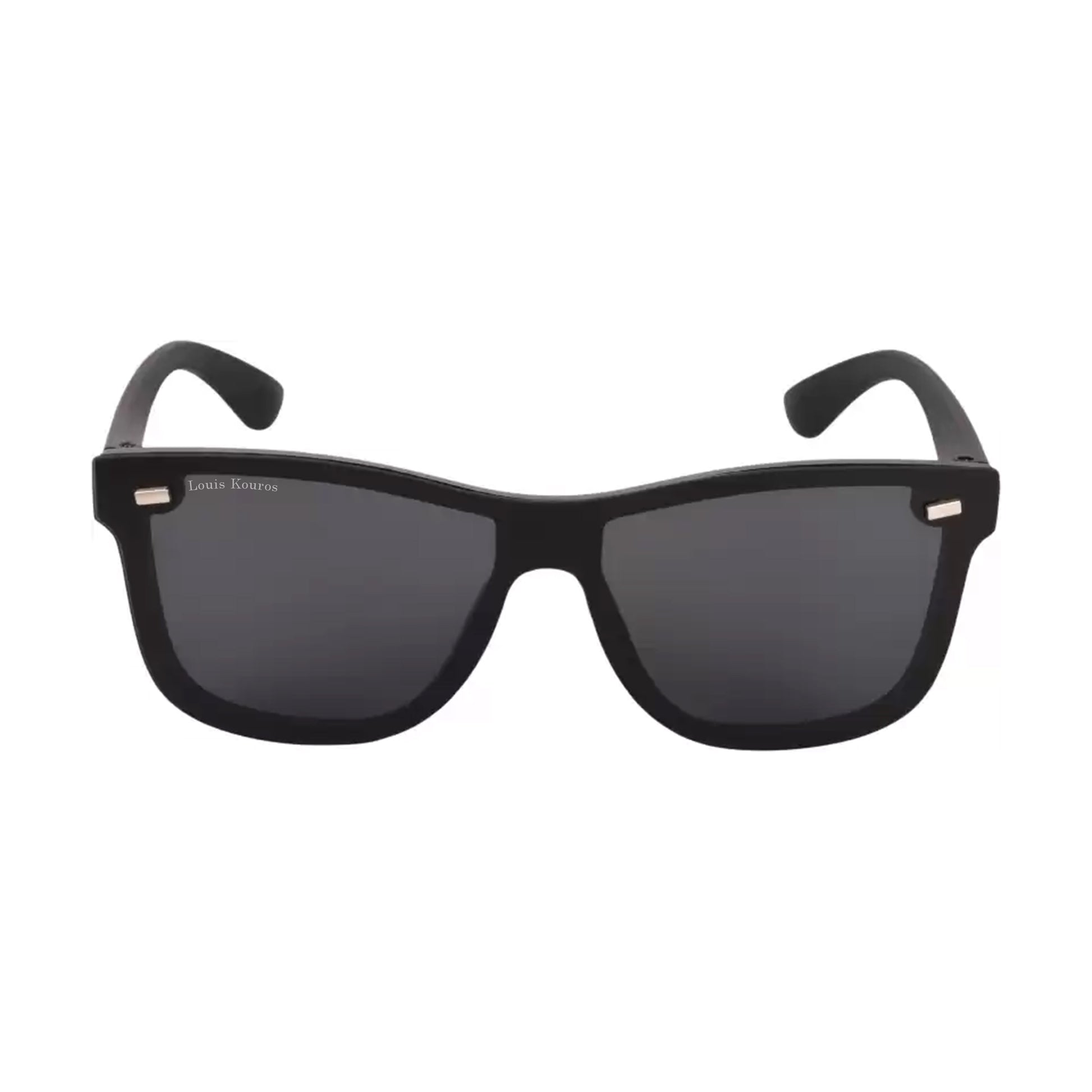 Black Spugb Square Premium Sunglasses (SUN-LK-0650-BLK1BLK-P)