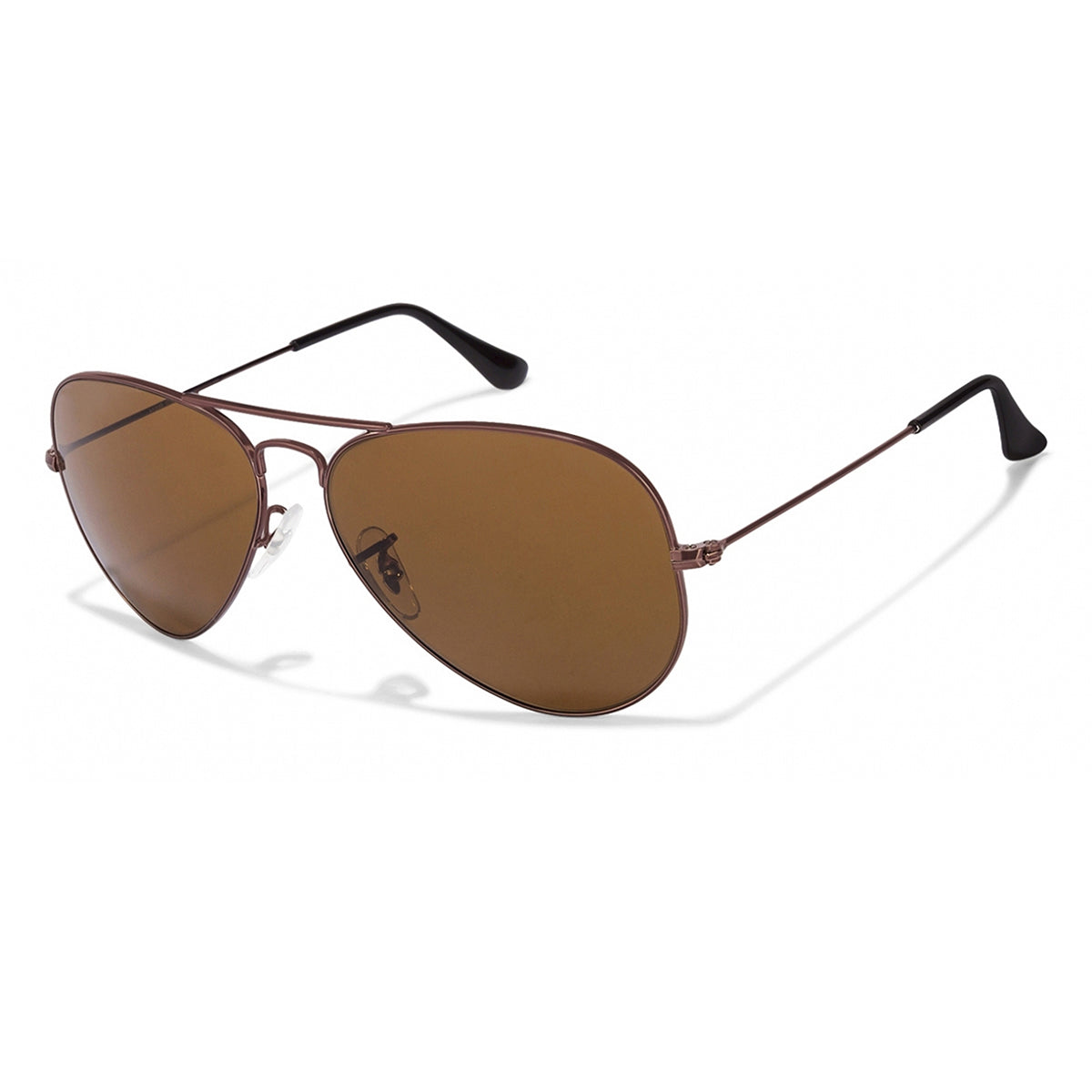 Purosangue 3026 Aviator Sunglasses (SUN-RN-3026-BRN1BRN-M) SWASTIK CREATIONS The Trend Point