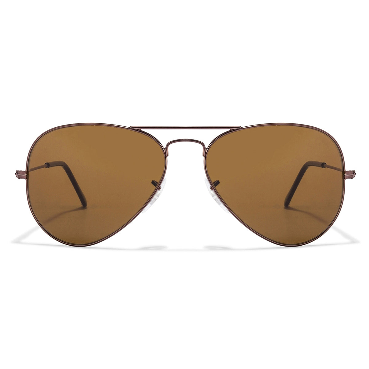 Purosangue 3026 Aviator Sunglasses (SUN-RN-3026-BRN1BRN-M) SWASTIK CREATIONS The Trend Point