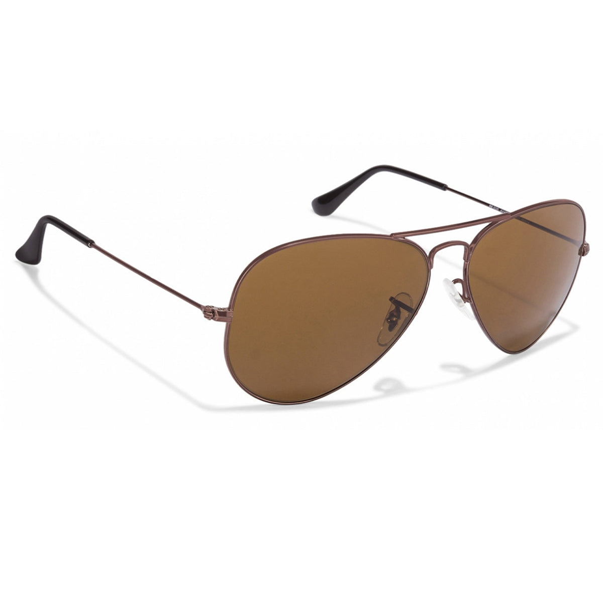 Purosangue 3026 Aviator Sunglasses (SUN-RN-3026-BRN1BRN-M) SWASTIK CREATIONS The Trend Point