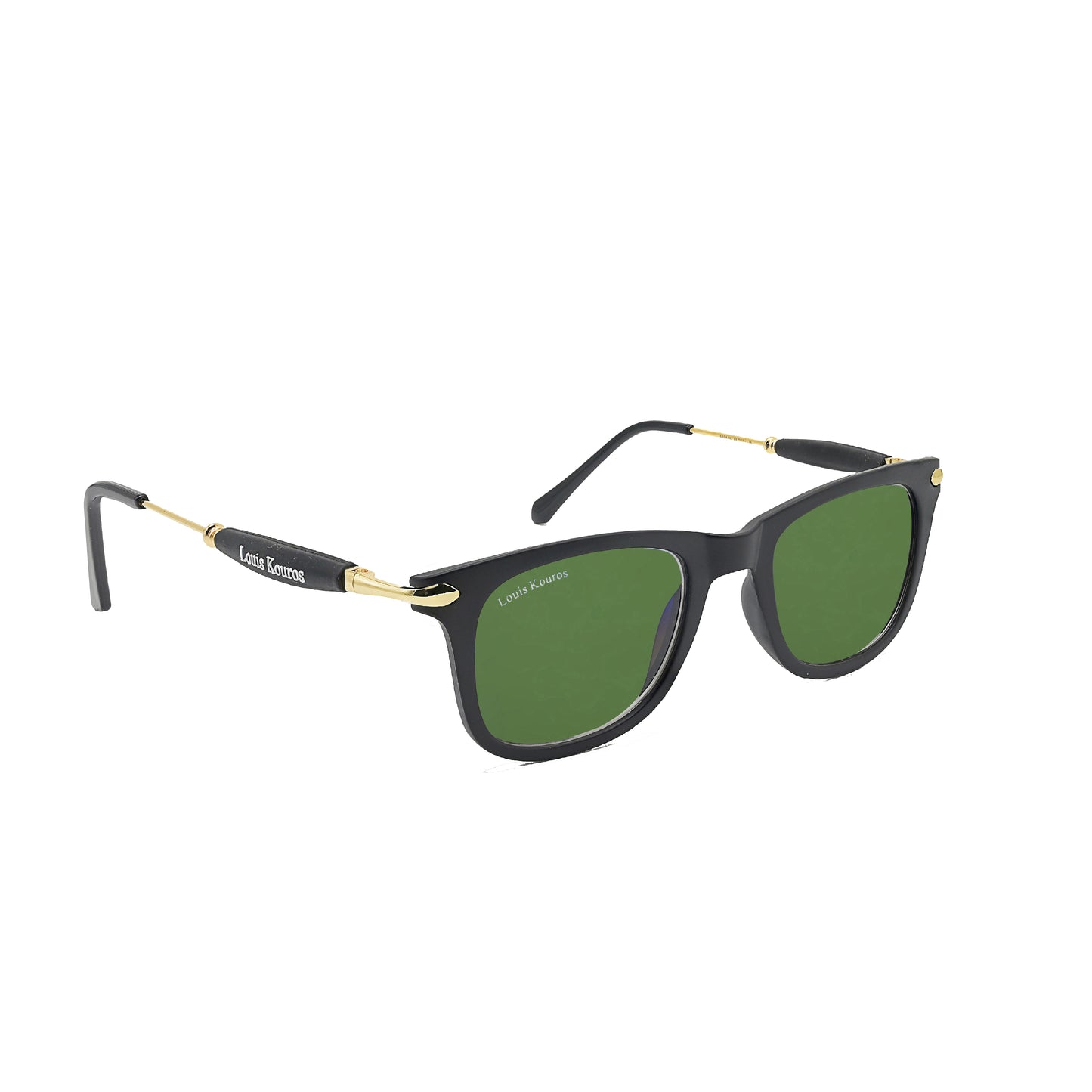 Green Buloster Square Sunglasses (SUN-LK-2148-GRN1GLD-M) - SWASTIK CREATIONS The Trend Point SWASTIK CREATIONS The Trend Point