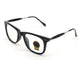 Clear(Transparent) Enigte Square Sunglasses (SUN-RN-2148-CLR5BLK-M)