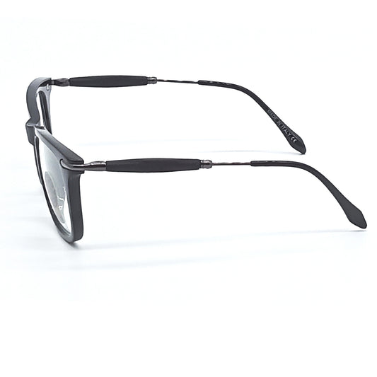 Clear(Transparent) Enigte Square Sunglasses (SUN-RN-2148-CLR5BLK-M)