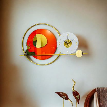 Round Metal Wall Clock - SWASTIK CREATIONS The Trend Point
