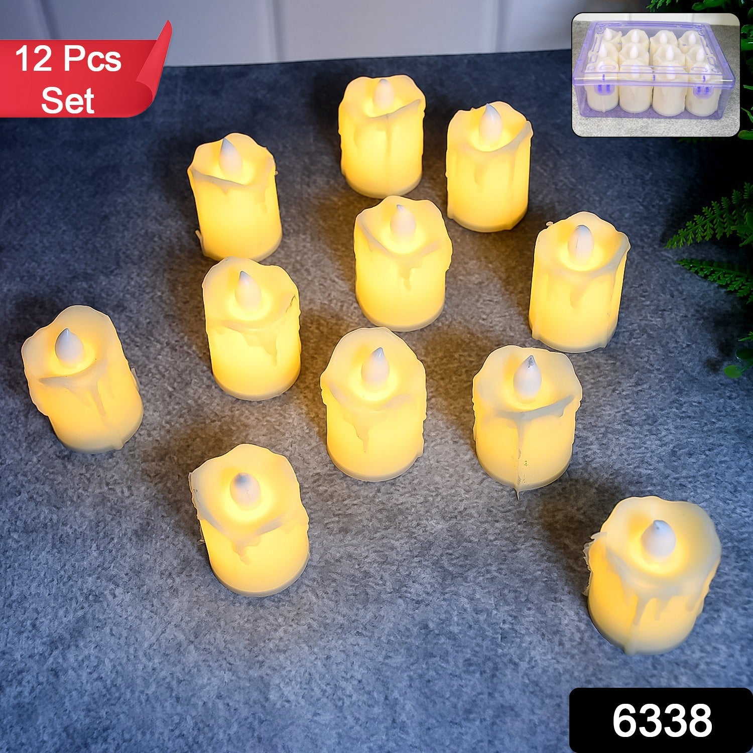 Festive Lighting for Any Occasion: 12 pcs LED Candles