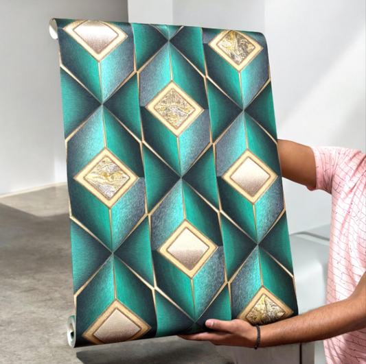 Luxury Green Wallpaper (set of 2)