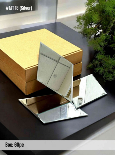 #MT18 Silver Self Adhesive Glass Mosaic Tile (Box of 60pcs) (1 Tile Coverage Area 0.6 Sq Ft)