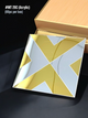 #MT26C (Acrylic) Silver & Golden Self-Adhesive Acrylic Mirror Mosaic Tile (Box of 60pcs) (1 Tile Coverage Area 1 Sq Ft)