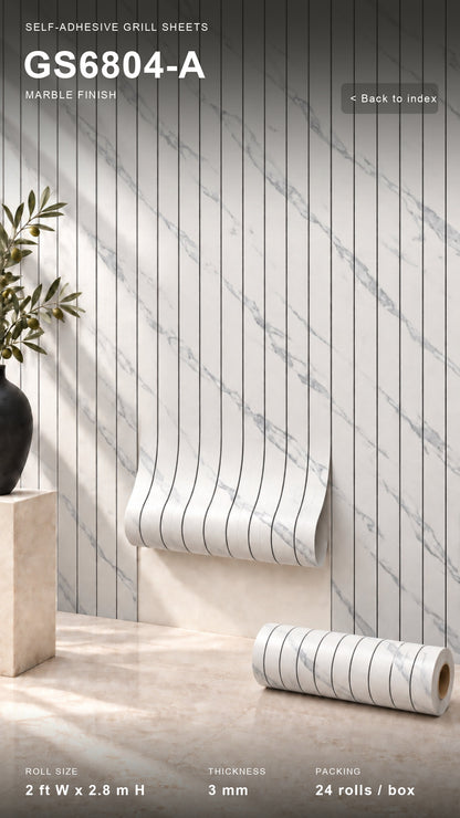 Grille Sheets - Self Adhesive Sheets (Size 2ft * 2.8m) - 10 colors option