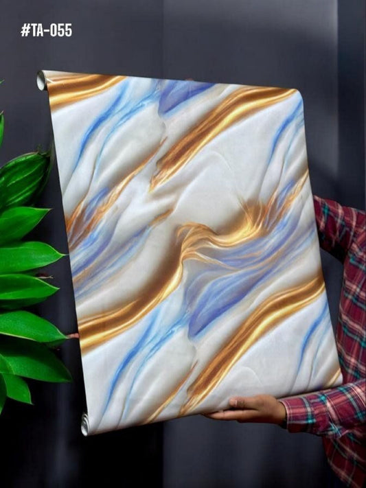 TA-055 Multicolor Self Adhesive Premium Quality Wallpaper (Pack of 3)