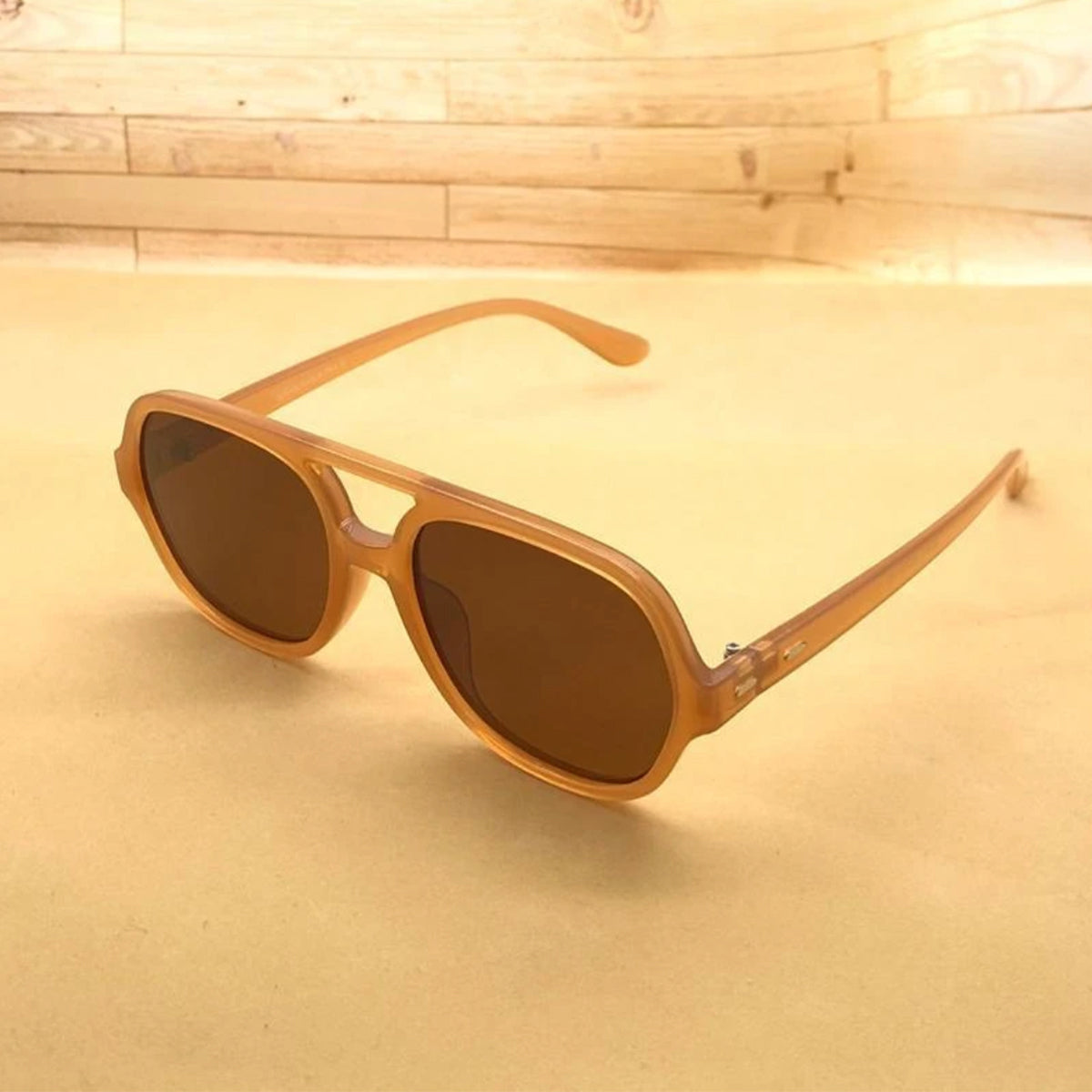 Brown GTA Square Sunglasses (SUN-GC-3340-BRN1BRN) - SWASTIK CREATIONS The Trend Point SWASTIK CREATIONS The Trend Point