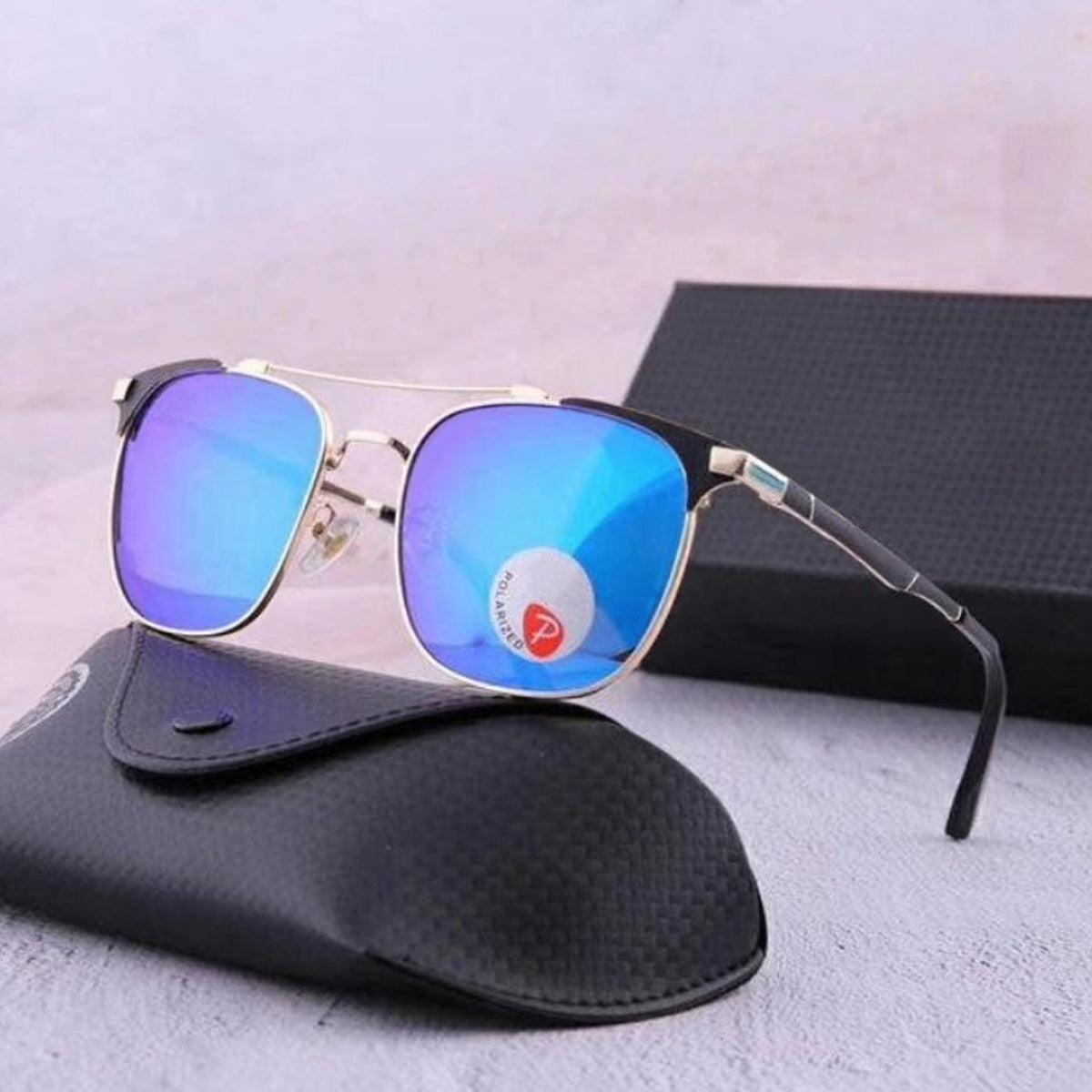 LK4626 inter Square Sunglasses (SUN-RN-4626-BLU3GLD-P) SWASTIK CREATIONS The Trend Point