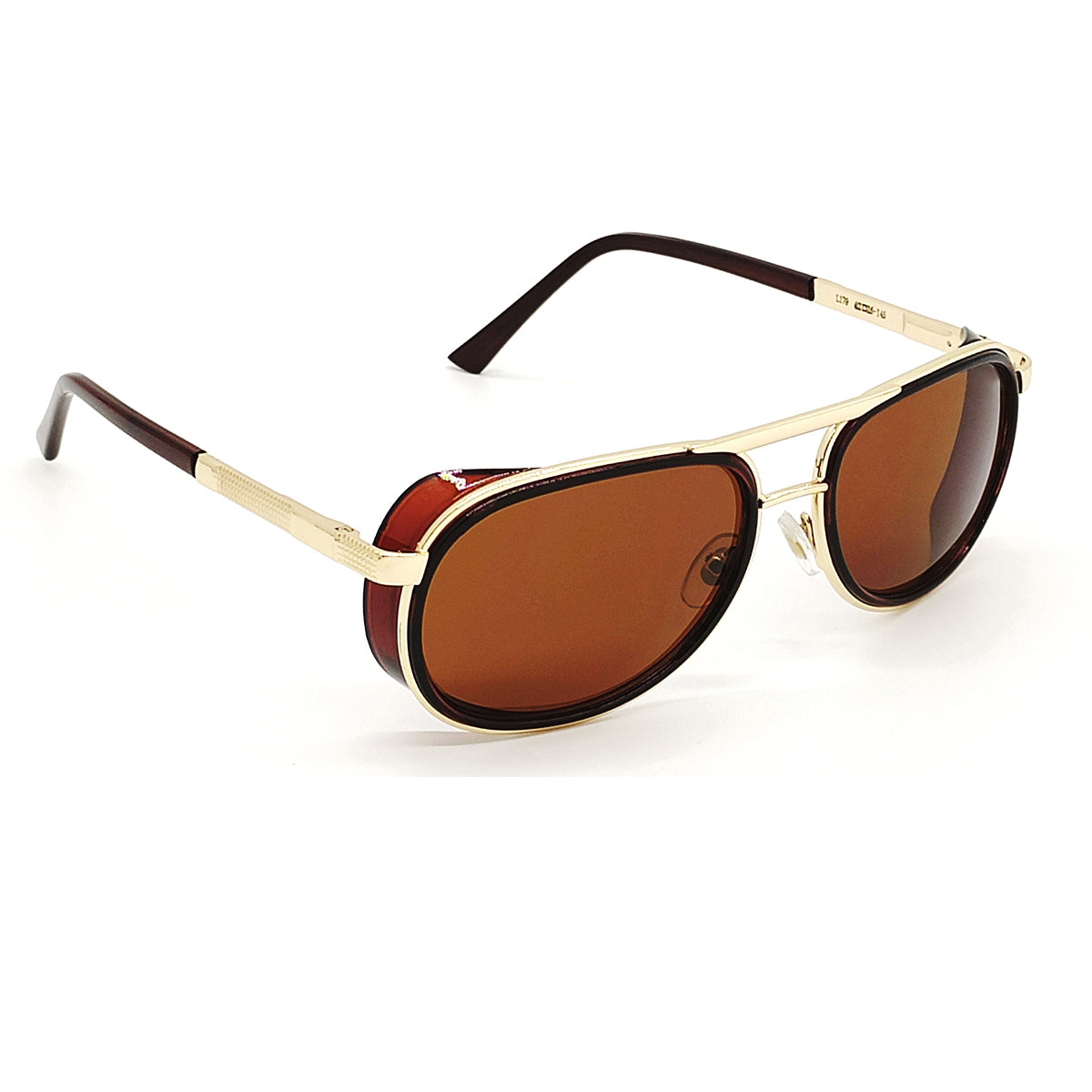 Brown Speciale Oval Sunglasses (SUN-LC-0179-BRN1GLD) - SWASTIK CREATIONS The Trend Point SWASTIK CREATIONS The Trend Point