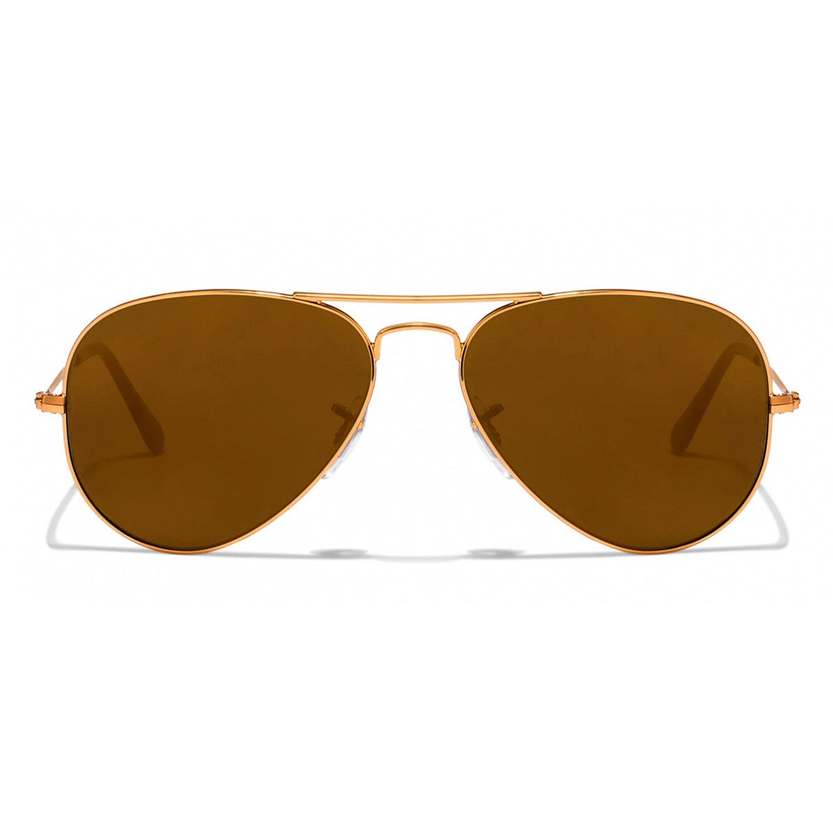 Purosangue 3026 Aviator Sunglasses (SUN-RN-3026-BRN1GLD-M) SWASTIK CREATIONS The Trend Point