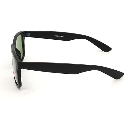 Green Fangpo Square Sunglasses (SUN-RN-2140-GRN1BLK-P)