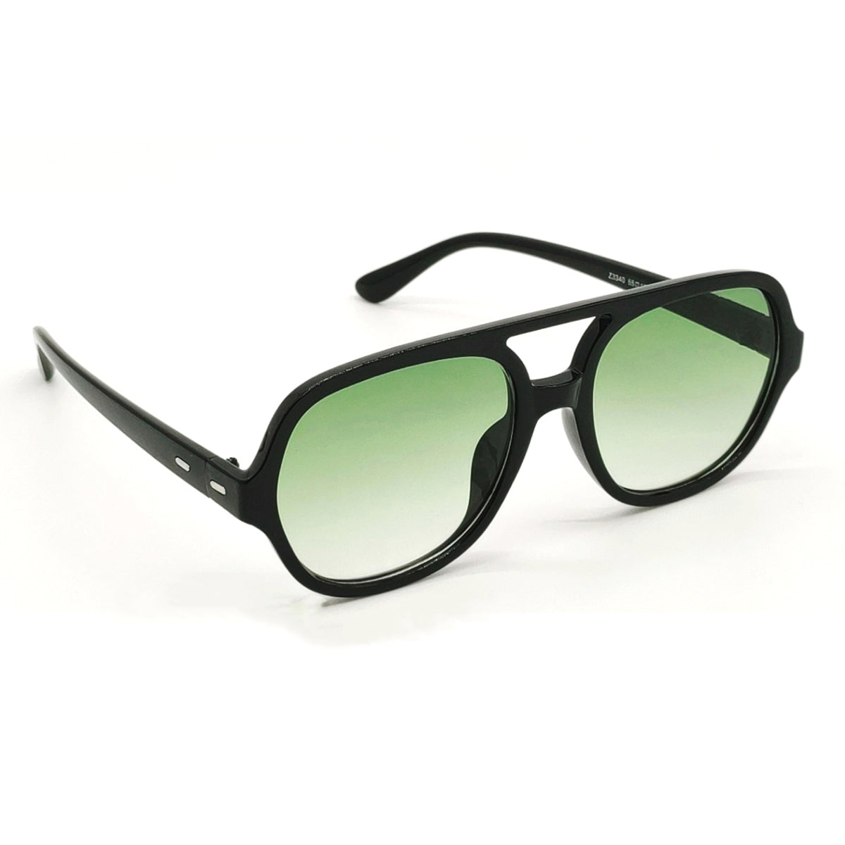 Green GTA Square Sunglasses (SUN-GC-3340-GRN2BLK)