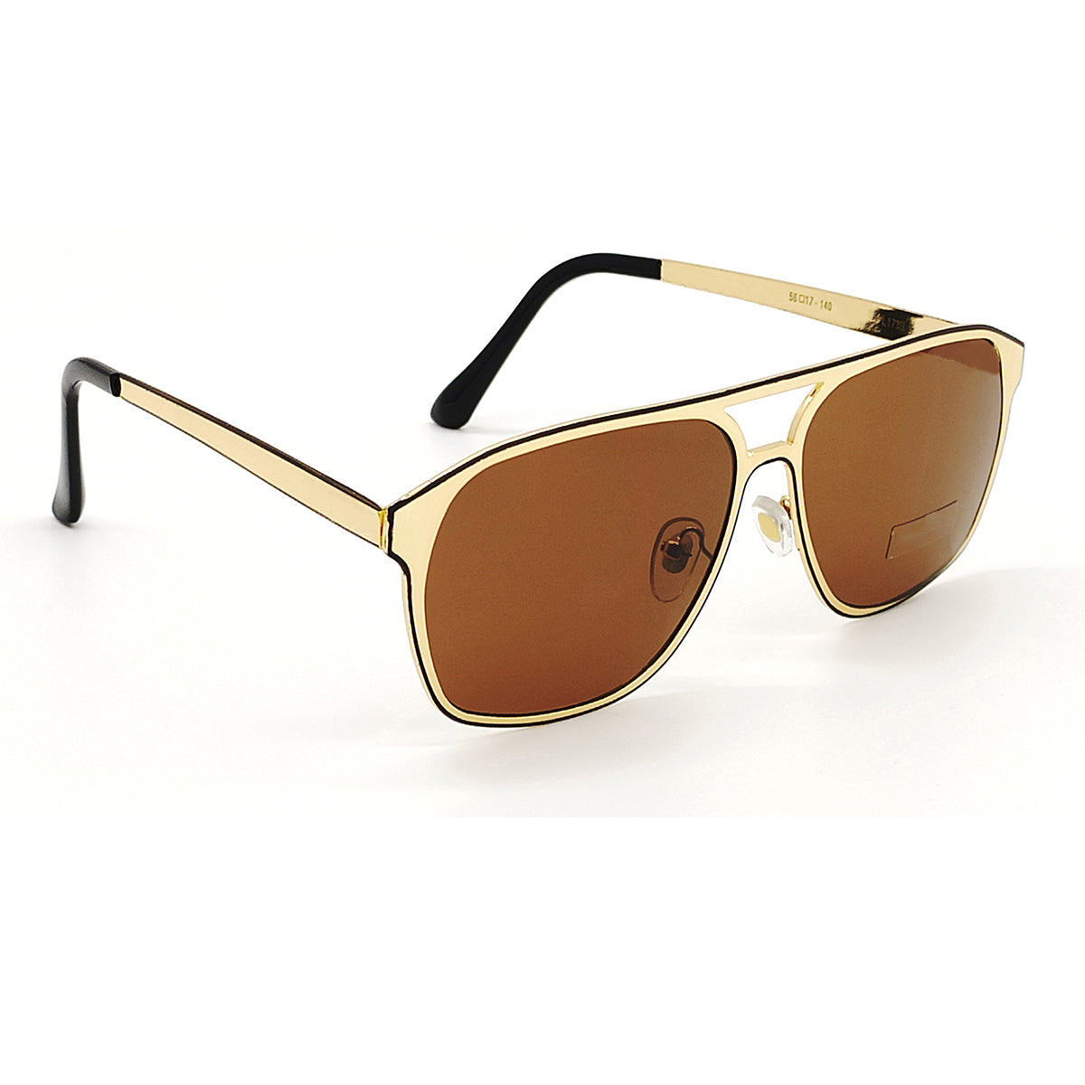 Brown MECH BEASTS Square Sunglasses (SUN-LC-0144-BRN1GLD)