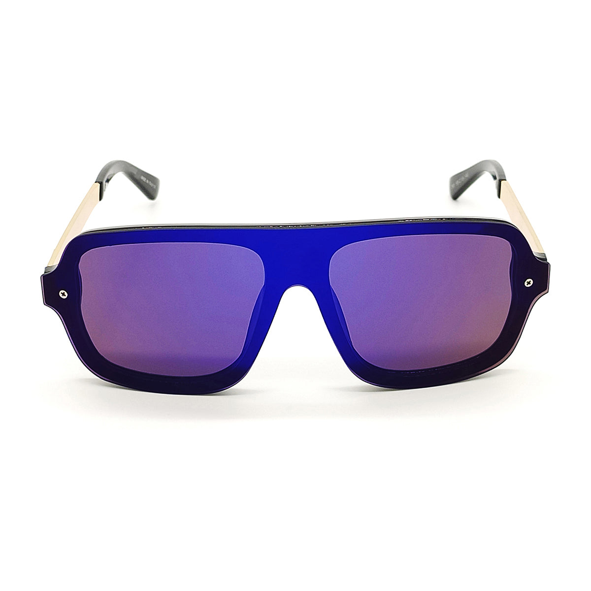 Blue HONEST Square Sunglasses (SUN-LC-0791-BLU3GLD) - SWASTIK CREATIONS The Trend Point SWASTIK CREATIONS The Trend Point