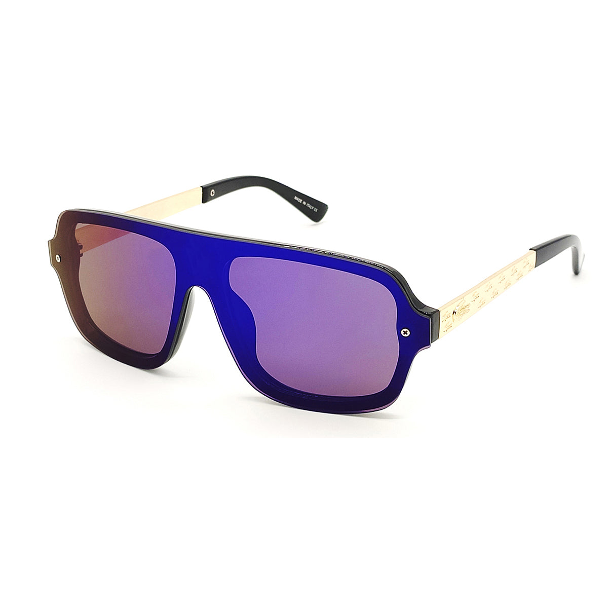 Blue HONEST Square Sunglasses (SUN-LC-0791-BLU3GLD) - SWASTIK CREATIONS The Trend Point SWASTIK CREATIONS The Trend Point