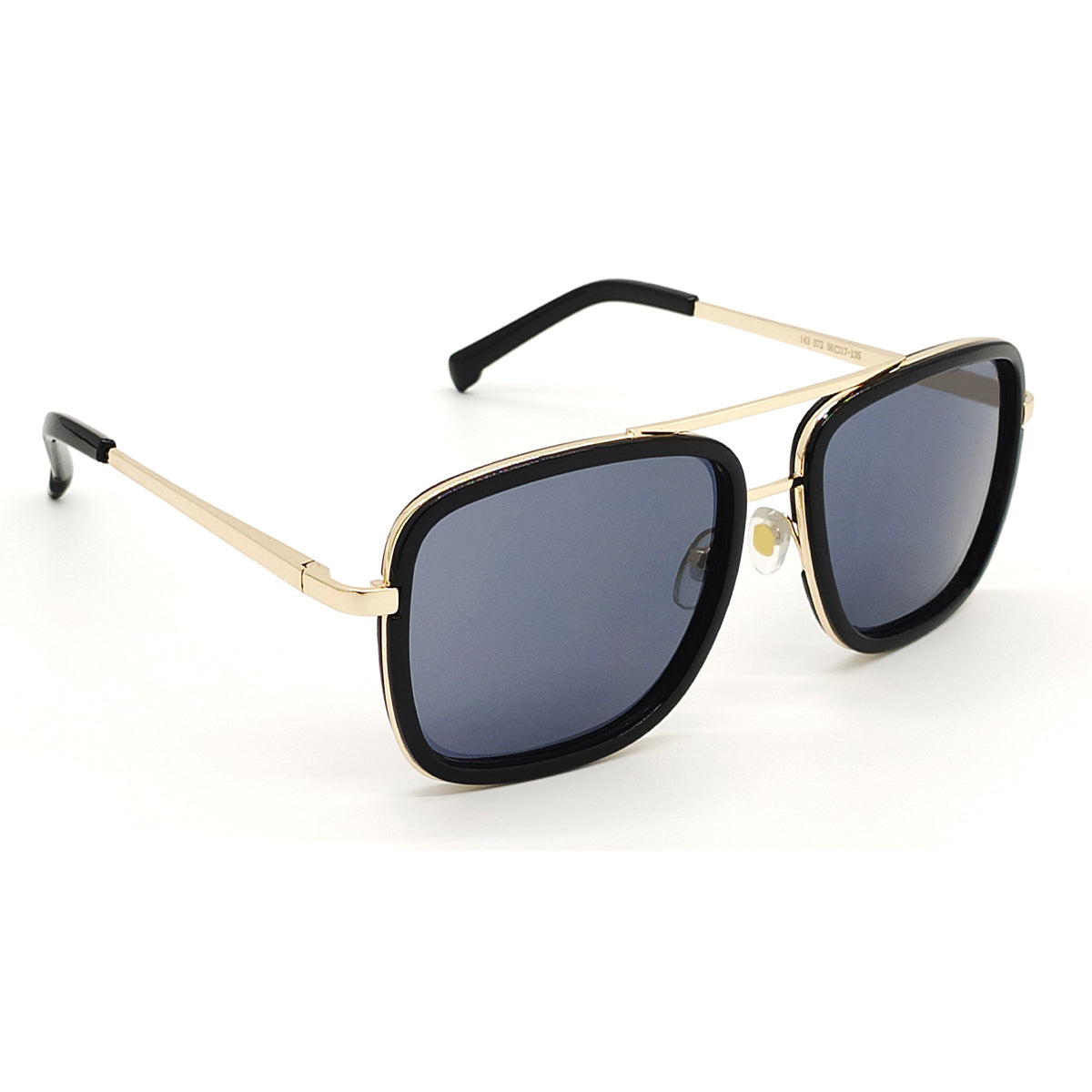 Black HUMBLEE Square Sunglasses (SUN-LC-0652-BLK1GLD-LARGE) - SWASTIK CREATIONS The Trend Point SWASTIK CREATIONS The Trend Point