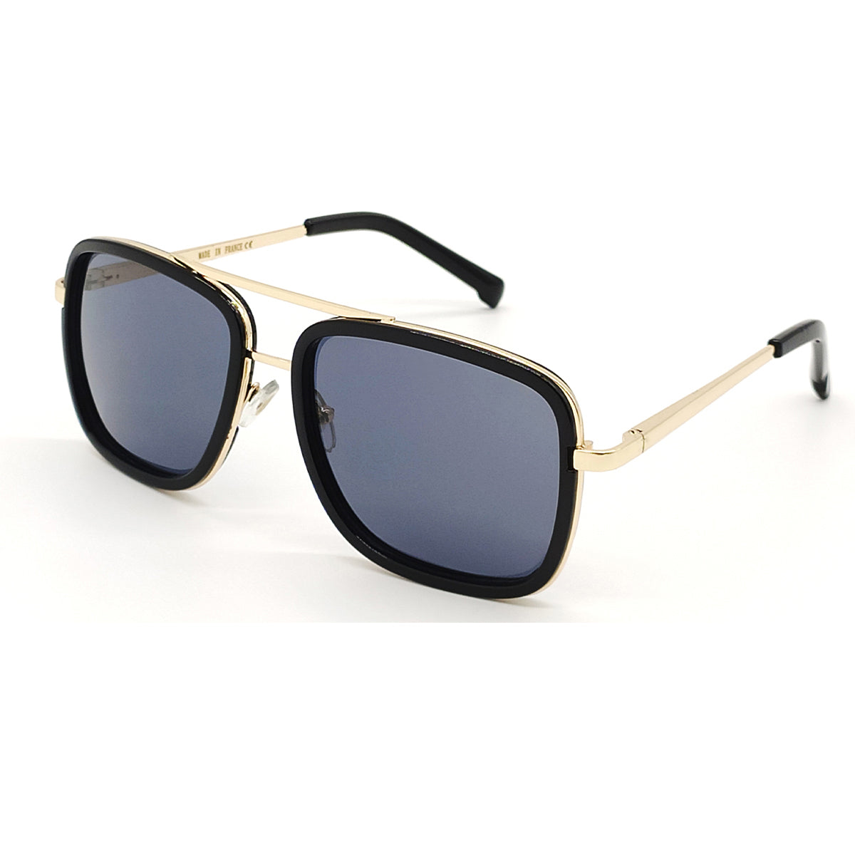 Black HUMBLEE Square Sunglasses (SUN-LC-0652-BLK1GLD-LARGE) - SWASTIK CREATIONS The Trend Point SWASTIK CREATIONS The Trend Point