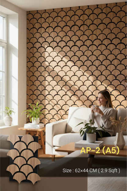 #AP-2(A5)- ACOUSTIC WOODEN PANEL- 11mm thickness - 1 panel Covers 2.9 sqft