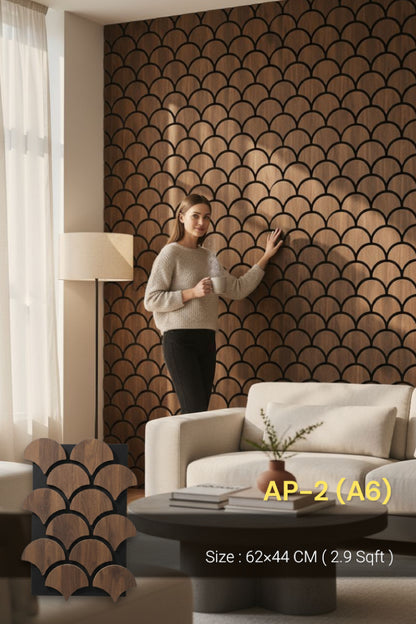 #AP-2(A6)- ACOUSTIC WOODEN PANEL- 11mm thickness - 1 panel Covers 2.9 sqft