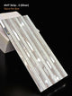 Self adhesive Mosaic Silver Fluted Mirror Panels (BOX OF 12PCS) (Size 12x24 inches)
