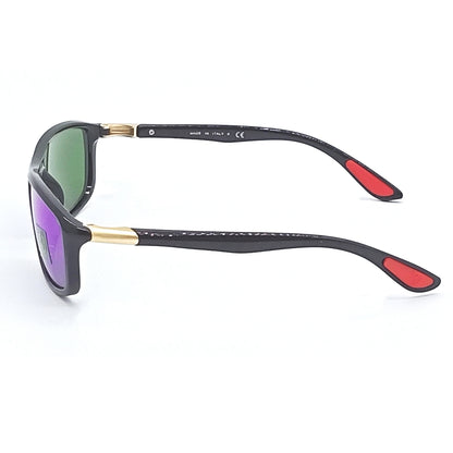 Monza RN8351 Wrap Around Sunglasses (SUN-RN-FR-8351-BLU3GLD-M)