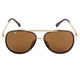 Frogurist 4414 Aviator Sunglasses (SUN-RN-4414-BRN1GLD-M)