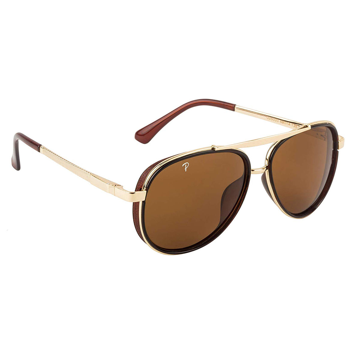 Frogurist 4414 Aviator Sunglasses (SUN-RN-4414-BRN1GLD-M) SWASTIK CREATIONS The Trend Point