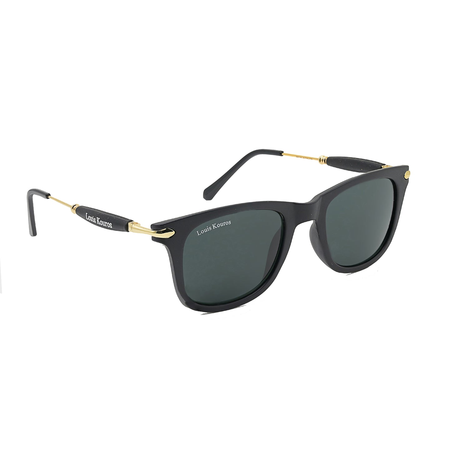 Black Buloster Square Sunglasses (SUN-LK-2148-BLK1GLD-M) - SWASTIK CREATIONS The Trend Point SWASTIK CREATIONS The Trend Point