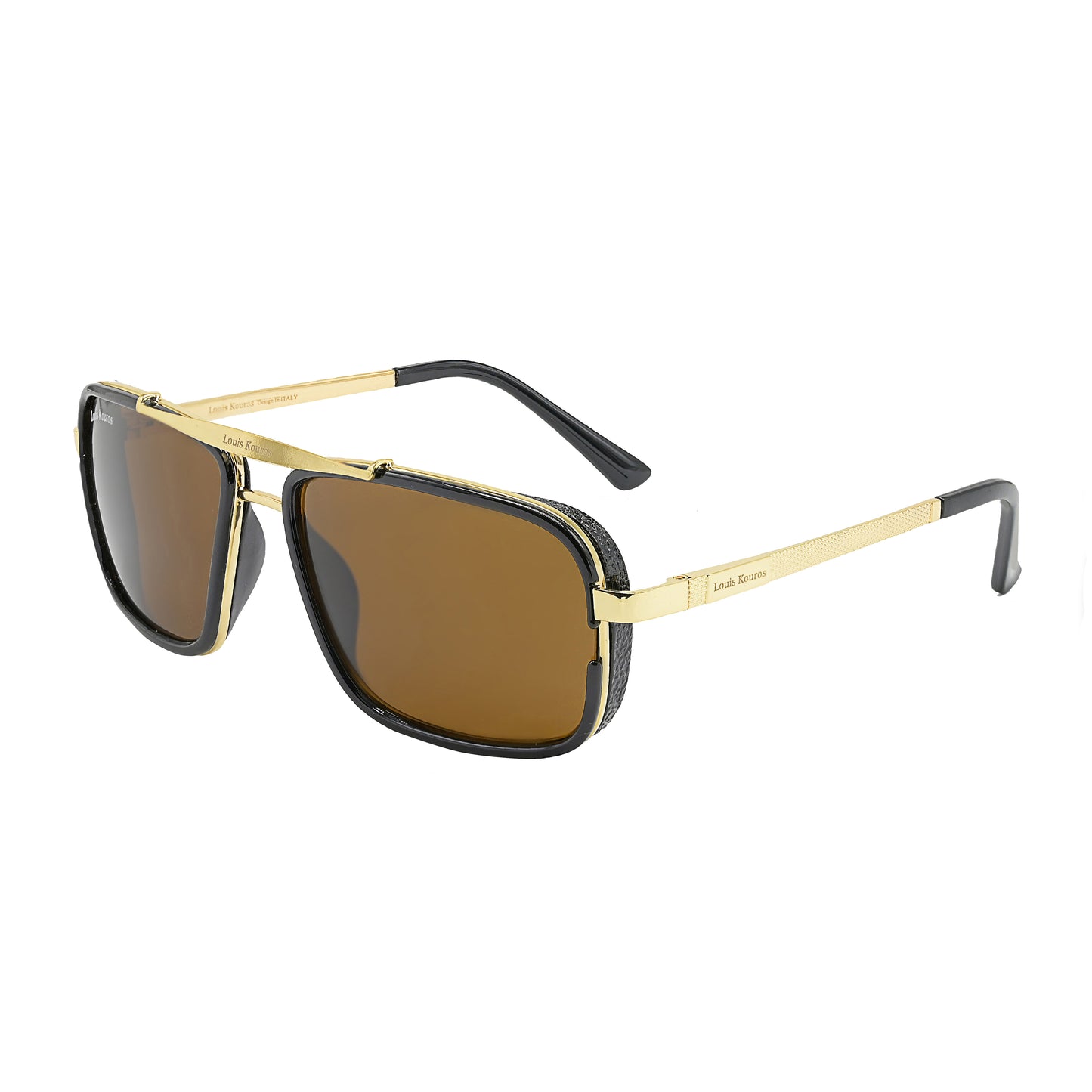 Brown Cayenne Square Sunglasses (SUN-LK-4413-BRN1GLD-M) SWASTIK CREATIONS The Trend Point