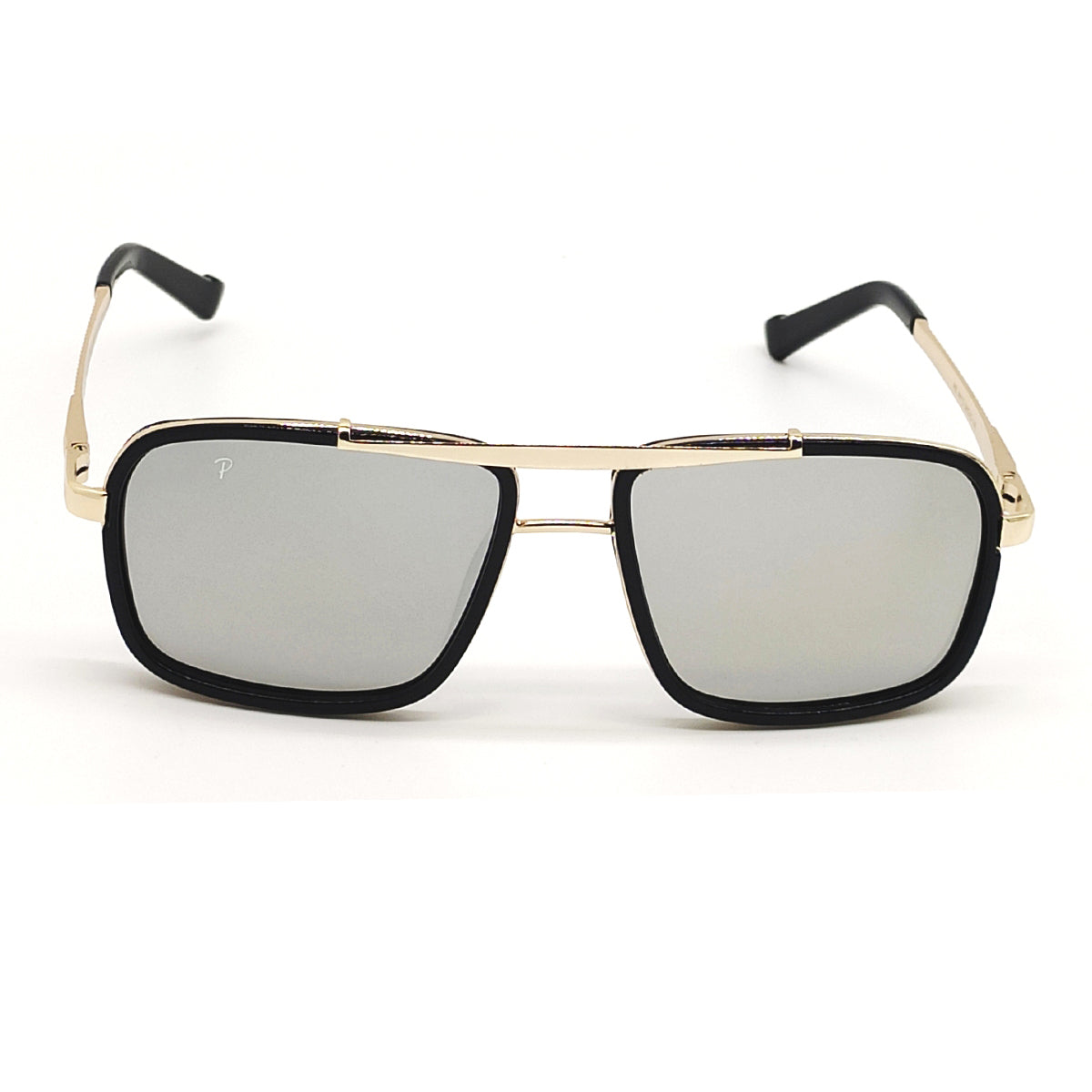 LEGEND 4413 Square Sunglasses (SUN-RN-4413-SIL3GLD-P)